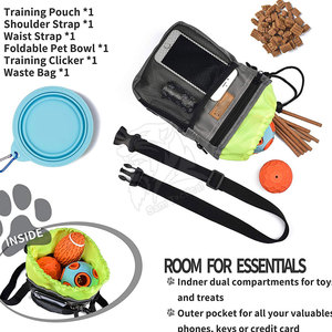 Bolsa de entrenamiento para perros cómoda, con correa ajustable y ligera, práctica bolsa de entrenamiento para perros - Product Image 4