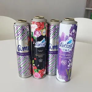 Good quality aerosol can Industrial Purpose Cans p52mm Aerosol can for hair spray and air freshener print CMYK 4 to 6 colors