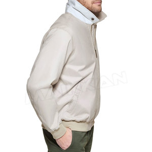 Custom Stylish Men's Stand Collar <b>Slim</b> <b>Fit</b> Waterproof Eco-Friendly Bomber <b>Jacket</b> for Winter OEM Service with Blank Design - Product Image 2