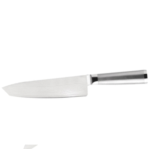 Couteau de chef de cuisine professionnel OEM personnalisé en gros manche en palissandre couteau de chef de cuisine en acier Damas avec étui en cuir - Product Image 1
