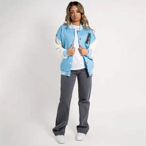 Veste universitaire pour femmes, vestes de baseball personnalisées, logo personnalisé, vestes de baseball en gros, vestes universitaires vierges pour femmes - Product Image 6