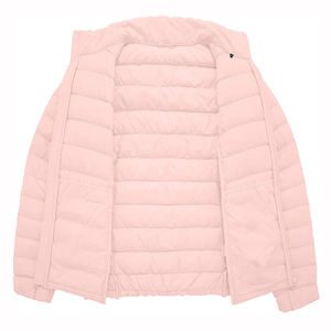 Veste d'hiver matelassée pour femme, grande taille, imperméable, coupe-vent, respirante, à capuche, fermeture éclair, satinée, unie, teinte unie, vente chaude, haute qualité - Product Image 6