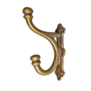 Gold Antique Brass <b>Wall</b> Hooks <b>Mounted</b> Coat Hooks Vintage for Home Farmhouse Coats Bags Hats <b>Towels</b> Use - Product Image 4
