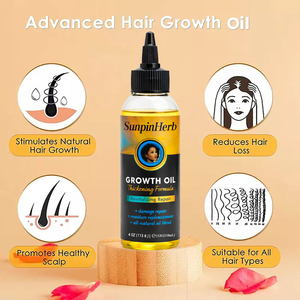 น้ำมันโรสแมรี่บำรุงเส้นผมสำหรับผมหยิกแบบแอฟโฟร บำรุงหนังศีรษะ ช่วยเพิ่มความชุ่มชื้น ซ่อมแซมผมแตกปลาย รับผลิตแบรนด์ส่วนตัว จำหน่ายแบบขายส่ง - Product Image 3