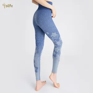 Leggings d'entraînement au beurre pour femmes Leggings de yoga imprimés légers pantalons collants extensibles décontractés pour femmes
