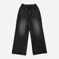 Pantalones Vaqueros de Estilo Japonés, Corte Holgado, Estilo Salvaje, para Hombre, Anchos, Rectos, de Diseñador, Corte Bootcut, Pierna Ancha, Crudos