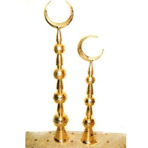 Minarete de Latón con Forma de Luna Creciente para Decoración de Mezquitas, Minarete de Latón con Forma de Luna Creciente con Proveedor Indio de Latón - Product Image 2