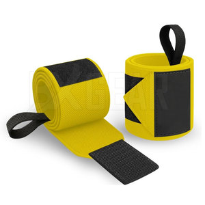 Muñequera de soporte fuerte fabricada en Pakistán para entrenamiento de gimnasia y rendimiento de levantamiento de pesas - Product Image 2