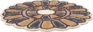 Handcrafted American Style <b>Round</b> Beaded <b>Placemats</b>/pads for Dining Table Wedding Christmas & Family Gatherings Made of Glass - Product Image 6