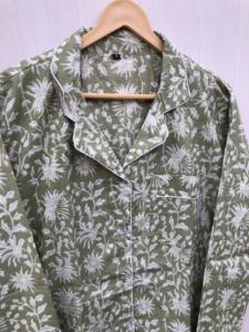 Ensemble pyjama femme, motif floral indien, ensemble pyjama imprimé, tenue de nuit, tenue de soirée, cadeau de Noël pour elle - Product Image 4