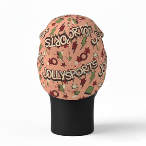 Bonnet en polyester et élasthanne de qualité supérieure pour homme, tissu extensible doux 220 GSM, impression sublimée toutes couleurs, logo personnalisé, bonnet jacquard - Product Image 4