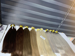 ผมต่อเวียดนามแท้ 28 นิ้ว 100 กรัม แบบตรง คุณภาพสูง ปลายผมแบบ Super Double Drawn ขายดี - Product Image 3