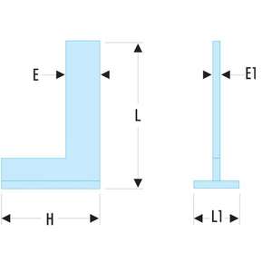 Rubans à mesurer Facom Basic Flanged Squares Classe II - Product Image 2