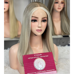 100% cheveux humains vietnamiens dentelle fermeture perruques haute qualité droite vietnamien cheveux bruts perruques dentelle personnalisable prix de gros - Product Image 2