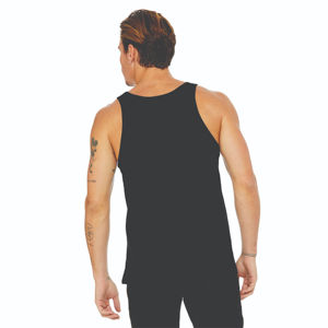 Camiseta sin mangas de alta calidad suave sin mangas diseño en blanco al por mayor gimnasio camiseta sin mangas hombres - Product Image 3