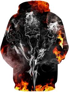 High Quality Christmas Custom Fleece Full Dye Men Gym Hoodies Wholesale Sweatshirts Sublimation 3D Printed Oversized Hoodie - Product Image 3