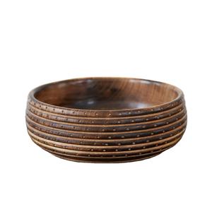 Bol de service en rotin de luxe avec forme et taille personnalisées, parfait pour le service des aliments au restaurant et l'utilisation des ustensiles de cuisine - Product Image 1