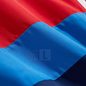 เสื้อแจ็คเก็ตกันลมผู้ชายแบบมีฮู้ด สีตามสั่ง โลโก้ด้านหน้า ระบายอากาศ แห้งเร็ว บริการ OEM คุณภาพสูง ขายส่ง ราคาพิเศษ - Product Image 6