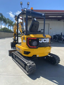 Mini-excavatrice compacte sur chenilles JC-B 35Z-1 de 3,5 tonnes avec pelle hydraulique, lame de bulldozer, moteur diesel turbo et contrôle PLC de haute performance - Product Image 2