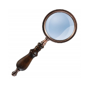 Lupa redonda única en marco crema con acabado óptico perfecto para laboratorios de reparación móviles y necesidades de zoom - Product Image 4