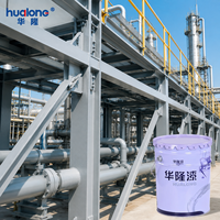 Peinture industrielle Hualong 50% époxy riche en zinc, apprêt haute performance anti-corrosion pour structures en acier, résistante aux pulvérisations de sel, application sans air