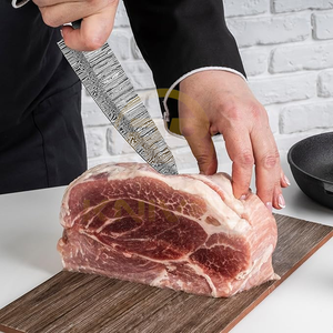 ใบมีดทำครัวเหล็กดามัสกัสญี่ปุ่นคุณภาพพรีเมียม แบบฟูลแทงค์ ตีขึ้นรูปด้วยมือ เป็นมิตรกับสิ่งแวดล้อม มีดทำครัวระดับมืออาชีพ คมกริบ - Product Image 3