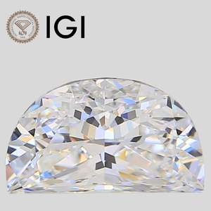 Diamante de Laboratorio de Media Luna de 4 Quilates, Corte Media Luna, Claridad VS1, Color D, Certificado IGI - Product Image 1