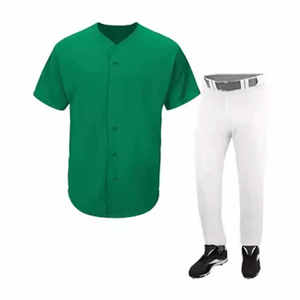 Baseball Jersey & <b>Pant</b> Uniform Set for Men | Sublimated Youth Button <b>Down</b> Softball Baseball Uniform - Product Image 1