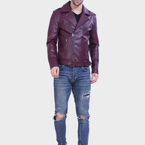 Chaqueta de Cuero para Hombre de Primera Calidad, Personalizada, Estilo Formal y Urbano, Superventas, Estilo Único, Cuello Alto - Product Image 5