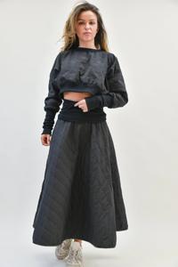 Meilleur design Veste de motard en cuir de mouton pour femmes Streetwear à fermeture éclair de haute qualité avec rembourrage en coton matelassé et tissu teint - Product Image 2