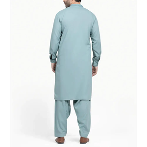 Prix d'usine en gros Nouvelle mode décontractée Shalwar Kameez en coton pour hommes Meilleure vente Personnalisé Infroissable Séchage rapide - Product Image 6