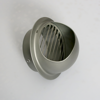 Capot de ventilation extérieur en acier inoxydable 304, anti-rouille, pour conduit d'air extérieur