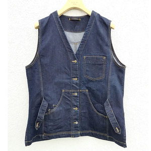 Chaleco vaquero de diseño personalizado de alta calidad Diseño profesional Chaleco vaquero de hombre transpirable de alta calidad al por mayor personalizable - Product Image 1