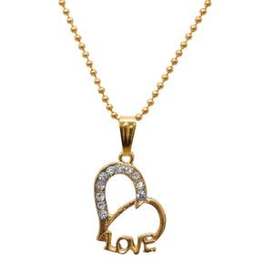 Regina Fine Colgante Collar Piedra Blanca Amor Cadena en Forma de Corazón 1203159 - Product Image 1