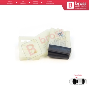 Clips de réparation de lève-vitre BWR179 avant droit pour porte R2, compatible Polo MK4 6Q 9A 9N 9N3 9A4, modèles 4/5 portes, Hayon et Berline, référence 6Q4837462 - Product Image 4