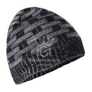 Venta caliente nueva moda invierno Plaid Beanie Cap precios baratos multiusos al aire libre desgaste polar jacquard gorros sombreros - Product Image 1