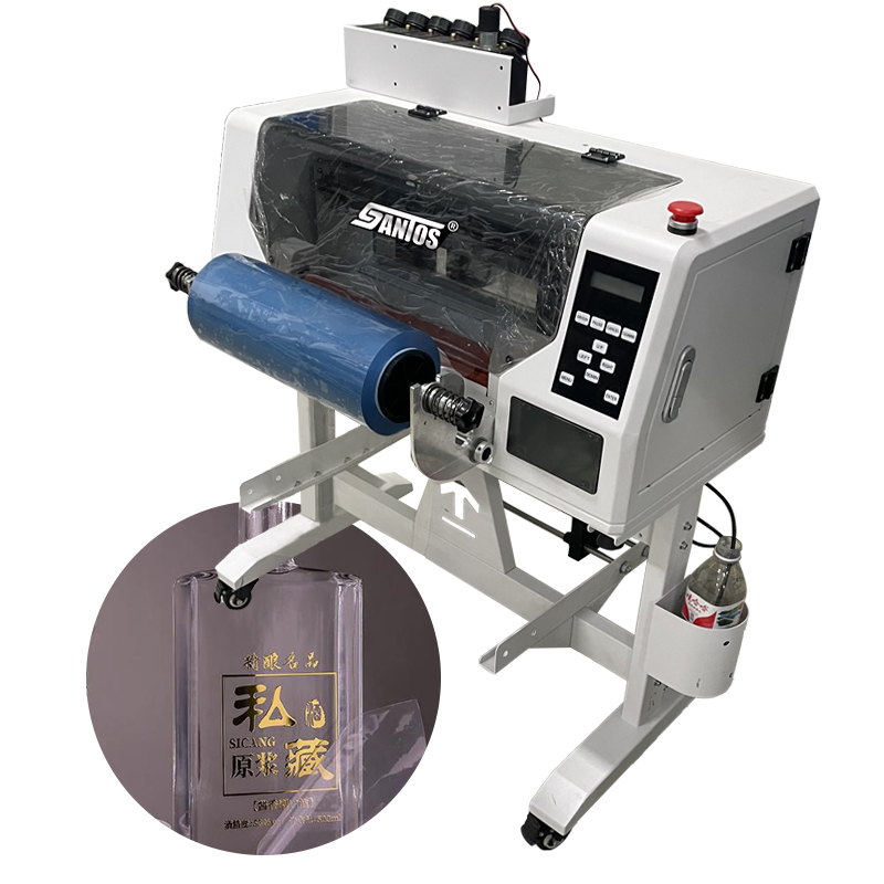Single DX7 Printhead DTF UV AB Film Sticker Printer High Precision Durable UV Crystal Printing Machinery up to 320mm Print Width