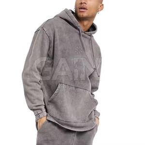 Nuevo Diseño, Color Personalizado, Chándal de Invierno para Hombre, con Capucha, Lavado Ácido, Estilo Casual, Manga Larga, Secado Rápido, Superventas - Product Image 3