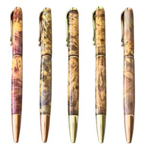 Luxury Promotional Ballpoint <b>Pen</b> Eco Friendly Stabilized <b>Wood</b> <b>Pens</b> with Custom Logo Engraved Stylus Unique Burl <b>Pen</b> - Product Image 1