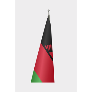 Official Malawi Indoor <b>Flag</b> with Custom Logo Digital Printing Aluminum or Fiberglass <b>Pole</b> Nylon or Polyester Material - Product Image 3