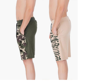 Short de bain imprimé décontracté pour hommes à séchage rapide, respirant, taille moyenne, cordon de serrage, anti-rides, service OEM du Bangladesh - Product Image 1