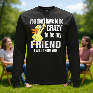 No necesitas ser loco para ser mi amigo, camiseta de manga larga - Product Image 3