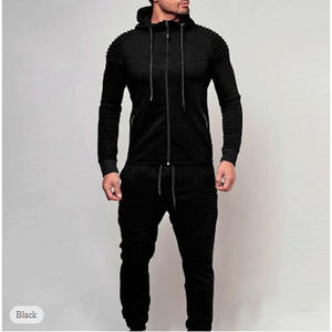 Chándal de invierno de manga larga con cremallera para hombre, chándal cómodo de algodón, estilo callejero transpirable y suave - Product Image 3