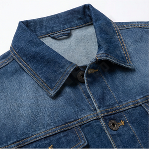 Chaqueta Vaquera Informal para Hombre, Hecha a Medida, con Botones, Impermeable, Transpirable, 100% Algodón, Talla Grande, Moderna y Duradera - Product Image 4