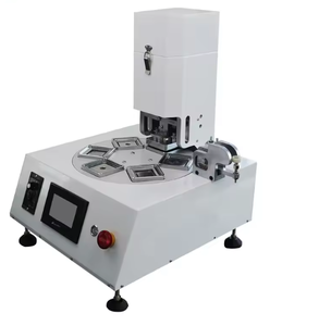 Machine de fabrication de badges et d'aimants de réfrigérateur semi-automatique pneumatique de qualité - Product Image 1