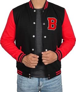 Chaqueta de Invierno Cálida y Cómoda para Hombre, Estilo Letterman, Cuello Alto, Logotipo Frontal, Resistente al Viento, Alta Calidad, Ecológica, Secado Rápido, Servicio OEM - Product Image 1