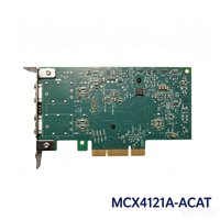 Adaptador de red Ethernet Mellanox Connect X-4 Lx MCX4121A-ACAT de doble puerto 25GbE SFP28 PCIe 3.0 x8 RDMA RoCE Smart NIC
