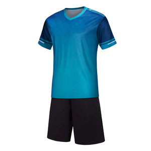 Ensemble de vêtements de sport pour l'entraînement au football unisexe de haute qualité, uniformes personnalisés, nom du club, maillots tendance, 100% polyester - Product Image 2