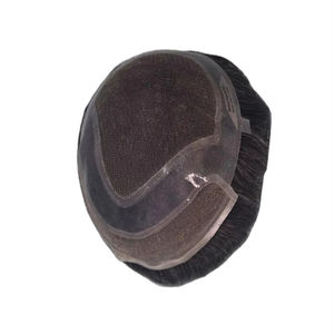 Toupee para Hombre Taz Hair, Peluca de Cabello Humano 100%, Densidad Cruda 60%-150%, Cabello Indio Remy, Resistente al Agua, Ondulado - Product Image 4