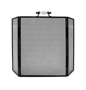 Pantalla de Chimenea de Hierro de Lujo con Acabado de Recubrimiento en Polvo, Tamaño y Color Personalizables, Forma Irregular, Decoración para el Hogar con Leña - Product Image 2